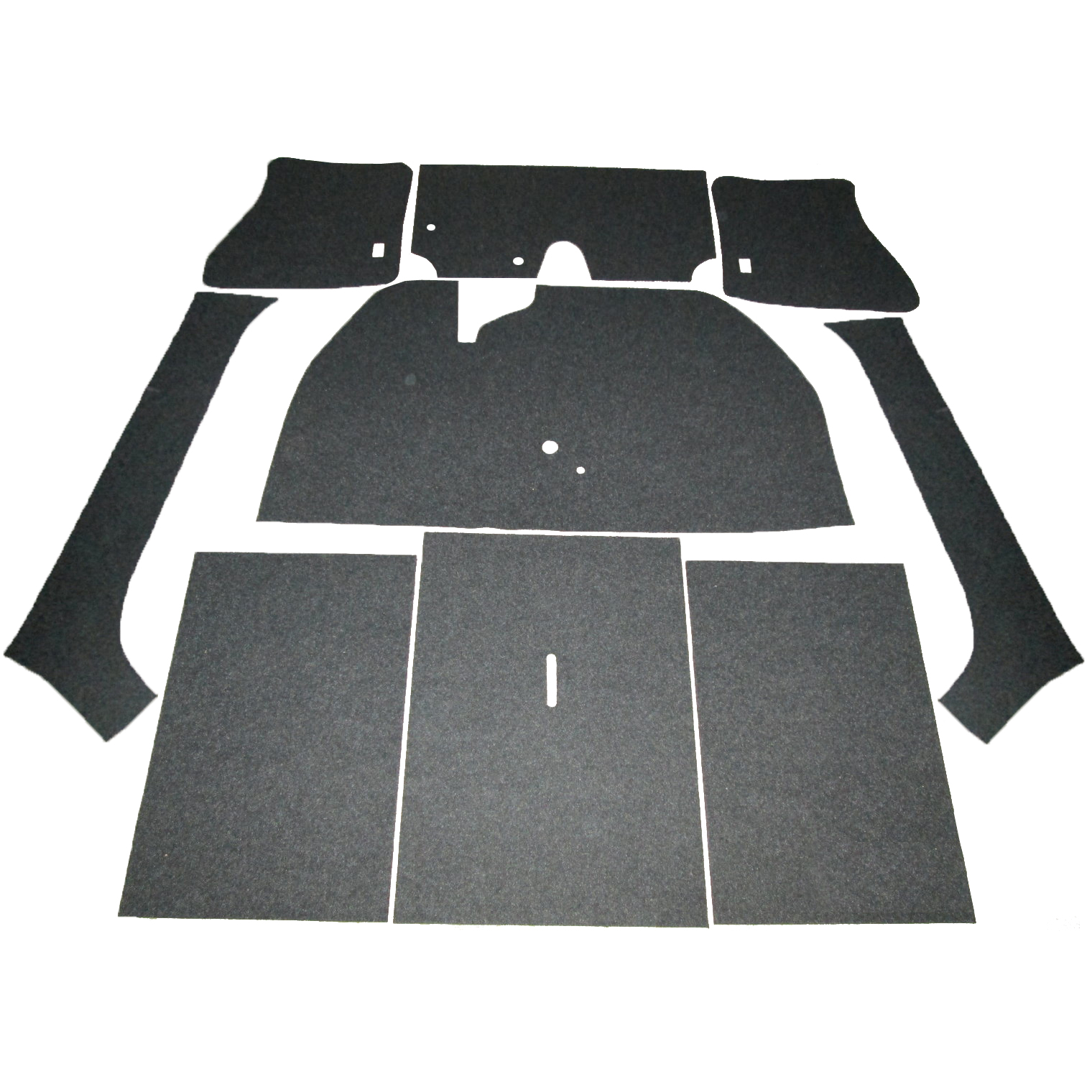 Innenraumteppich für Käfer 1200 Cabrio Bj. 54-64 – Bild 2